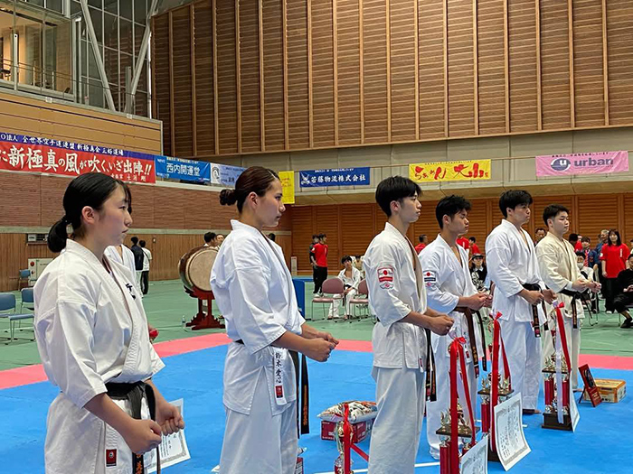 2024新極真会三好道場夏季合宿・道場対抗新人戦入賞者一覧