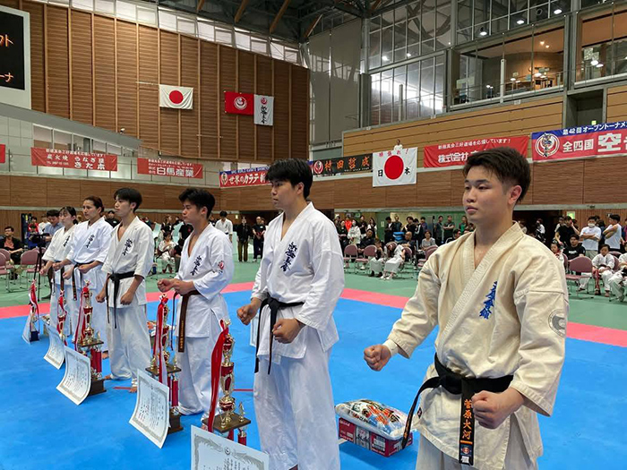 2024新極真会三好道場夏季合宿・道場対抗新人戦入賞者一覧
