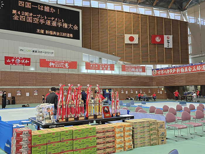 2024新極真会三好道場夏季合宿・道場対抗新人戦入賞者一覧