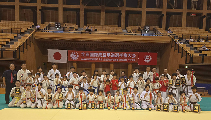 第24回オープントーナメント全四国ウェイト制空手道選手権大会 入賞者一覧